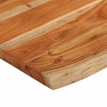 Bathroom Countertop 80x60 cm - Solid Acacia Wood | HipoMarket