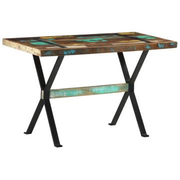 Solid Reclaimed Wood Dining Table - 120x60 cm | HipoMarket