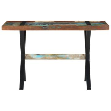 Solid Reclaimed Wood Dining Table - 120x60 cm | HipoMarket