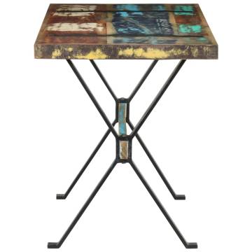 Solid Reclaimed Wood Dining Table - 120x60 cm | HipoMarket