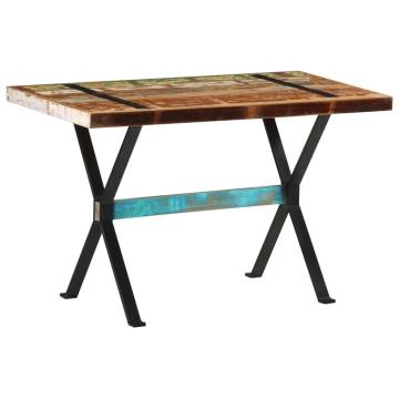 Solid Reclaimed Wood Dining Table - 120x60 cm | HipoMarket