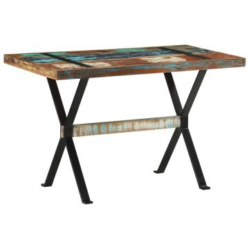 Solid Reclaimed Wood Dining Table - 120x60 cm | HipoMarket