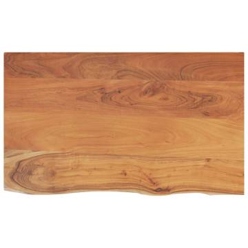 Bathroom Countertop 100x60 cm - Solid Acacia Wood