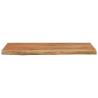 Solid Wood Acacia Live Edge Wall Shelf - 40x20 cm