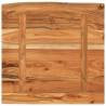 Bathroom Countertop 60x60x2.5 cm in Solid Acacia Wood