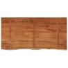 Acacia Wood Bathroom Countertop 120x60 cm | HipoMarket UK