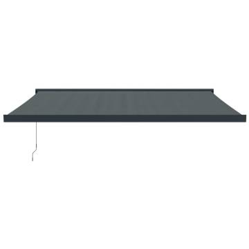 Retractable Awning Anthracite 4.5x3m - Durable & Stylish