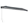 Retractable Awning Anthracite 4.5x3m - Durable & Stylish