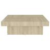 Stylish Coffee Table Sonoma Oak - 90x90 cm - Hipomarket