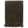 Anthracite Brown Cotton Throw 220x250 cm | Cozy & Stylish