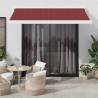  Automatic Retractable Awning Burgundy 350x250 cm Colour burgundy and white Size 350 x 250 cm Quantity in Package 1 