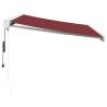 Automatic Retractable Awning Burgundy 350x250 cm | HipoMarket