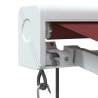 Automatic Retractable Awning Burgundy 350x250 cm | HipoMarket