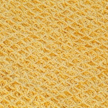 Mustard Yellow Cotton Throw - 220x250 cm | Hipomarket