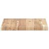 Floating Shelf 40x30cm - Untreated Solid Acacia Wood