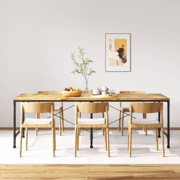 Dining Table Solid Mango Wood 240 cm | Industrial Style