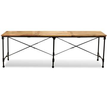 Dining Table Solid Mango Wood 240 cm | Industrial Style