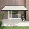  Retractable Awning Cream 4.5x3 m Fabric and Aluminium Colour cream (black frame) Size 4.5 x 3 m Quantity in Package 1 