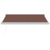 Manual Retractable Awning Brown 350x250 cm - Hipomarket