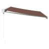 Manual Retractable Awning Brown 350x250 cm - Hipomarket