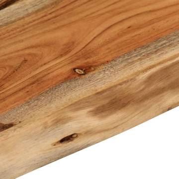 Elegant Solid Wood Wall Shelf - Live Edge 60x40 cm