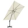 Garden Parasol with Portable Base Sand | Hipo Market