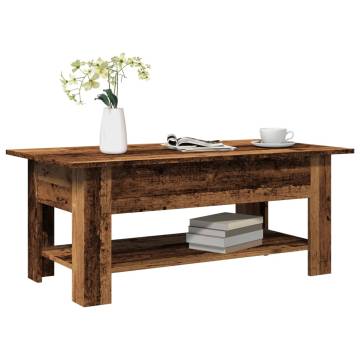 Old Wood Coffee Table - Stylish & Durable 102x55x42 cm