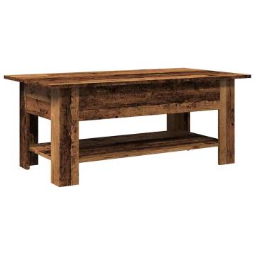 Old Wood Coffee Table - Stylish & Durable 102x55x42 cm