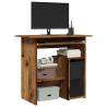 Elegant Old Wood Study Desk - 80x45x74 cm Engineered Wood