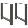  Coffee Table Legs Anthracite 2 pcs 90x(72-73) cm Steel Colour anthracite Size 90 x (72-73) cm Quantity in Package 2 Number of 1 