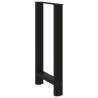 Black Coffee Table Legs - Durable Steel (2 pcs) | HipoMarket UK