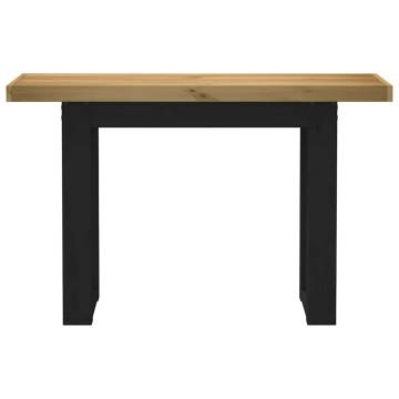 NOAIN Pine Wood Console Table with U-Shaped Legs - 120x30x75 cm