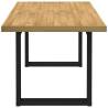 NOAIN U-Shaped Legs Solid Pine Dining Table | 160x90 cm