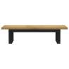 NOAIN U-Shaped Legs Dining Bench - Solid Pine 180x40x45 cm