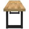 NOAIN U-Shaped Legs Dining Bench - Solid Pine 180x40x45 cm