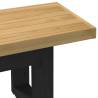 NOAIN U-Shaped Legs Dining Bench - Solid Pine 180x40x45 cm