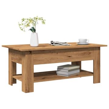 Artisan Oak Coffee Table - Stylish & Durable 102x55 cm