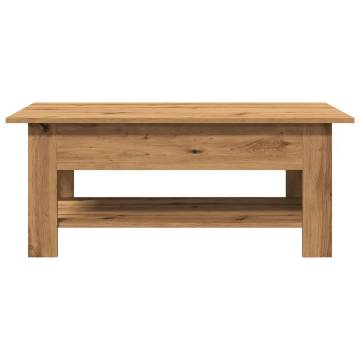 Artisan Oak Coffee Table - Stylish & Durable 102x55 cm