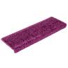 Stair Mats 10 pcs Violet - Non-Slip & Washable | HipoMarket