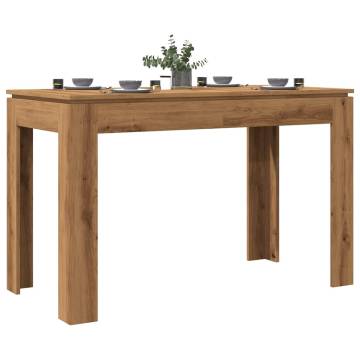 Artisan Oak Dining Table 120x60 cm - Elegant & Minimalist