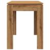 Artisan Oak Dining Table 120x60 cm - Elegant & Minimalist