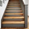 Stair Treads 8 pcs Light Brown Solid Oak | Durable & Unique