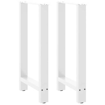 White Coffee Table Legs 40x(90-91) cm - Durable & Modern Design