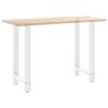 White Coffee Table Legs 40x(90-91) cm - Durable & Modern Design