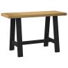  Desk NOAIN A-Shaped Legs 120x50x75 cm Solid Wood Pine Model a shape 