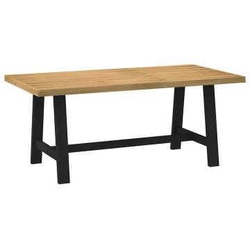 NOAIN Solid Wood Dining Table with A-Shaped Legs - 180x90 cm