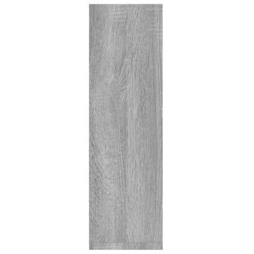 Grey Sonoma Wall Shelves - 2 pcs | Durable Engineered Wood