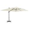  Cantilever Garden Parasol with Aluminium Pole 400x300 cm Sand Colour sand Size 400 x 300 cm Quantity in Package 1 Model 8 aluminium ribs 