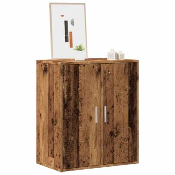 Shoe Cabinet Old Wood 60x35x70 cm - Durable Storage Solution