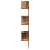 Wall Corner Shelf - Old Wood, Durable Design | HipoMarket